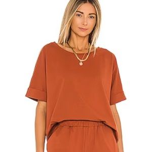 X Revolve House Of Harlow Oversized Tee in Red Rust